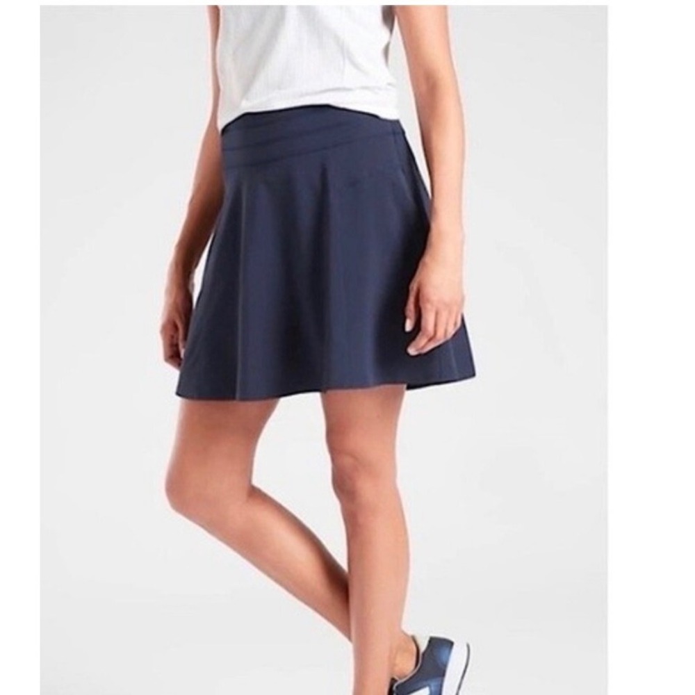 Athleta black All Day Skort athletic golf tennis size 14